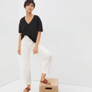 Everlane The Organic Cotton Slouchy V-Neck